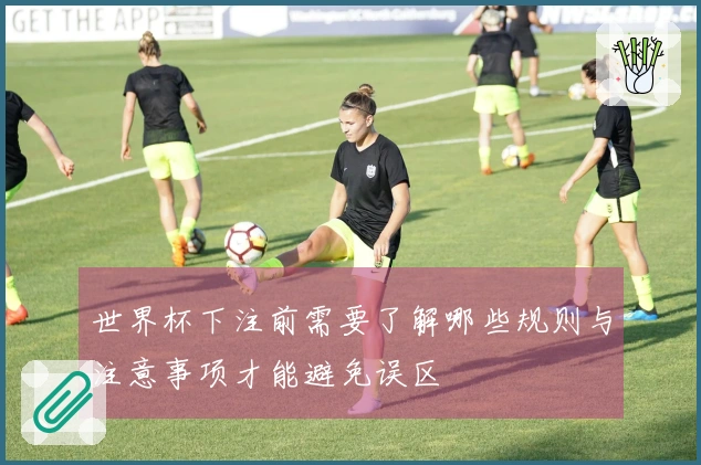 世界杯下注前需要了解哪些规则与注意事项才能避免误区